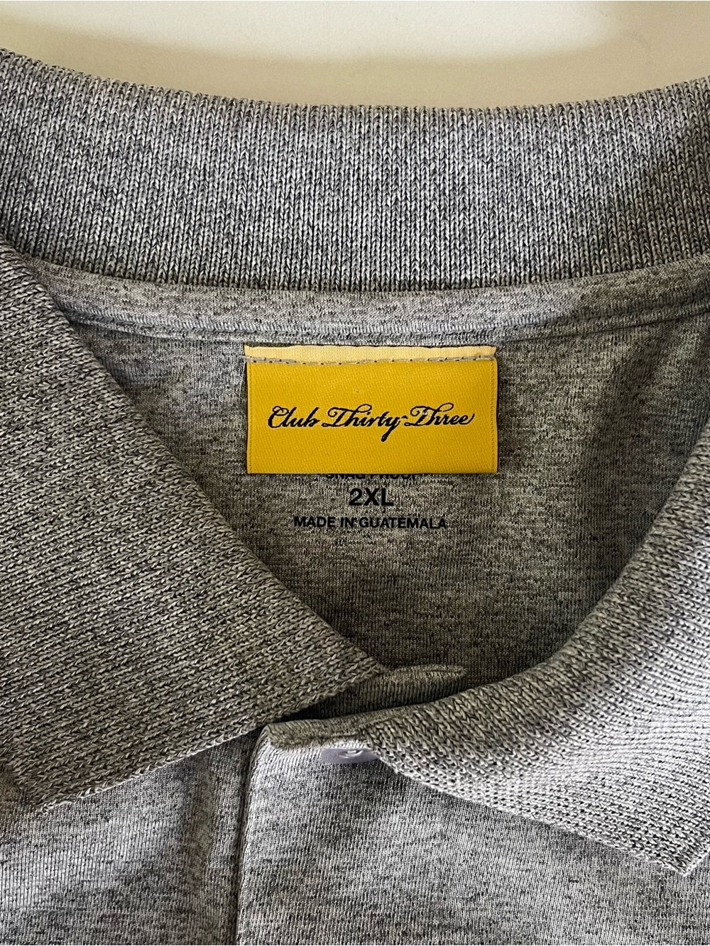 Disneyland Club 33 Polo Shirt Gray 2XL NWT - Picture 10 of 16